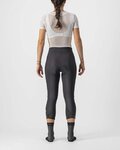 CASTELLI Cyklistické kalhoty 3/4 bez laclu - VELOCISSIMA THERM W - černá