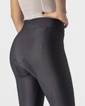 CASTELLI Cyklistické kalhoty 3/4 bez laclu - VELOCISSIMA THERM W - černá