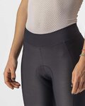 CASTELLI Cyklistické kalhoty 3/4 bez laclu - VELOCISSIMA THERM W - černá