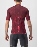 CASTELLI Cyklistický dres s krátkým rukávem - GIRO D'ITALIA 2022 - bordó