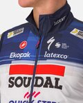 CASTELLI Cyklistická vesta - SOUDAL QUICK-STEP 23 - bílá/modrá
