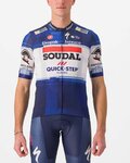 CASTELLI Cyklistický dres s krátkým rukávem - SOUDAL QUICK-STEP 23 - bílá/modrá