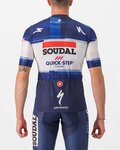CASTELLI Cyklistický dres s krátkým rukávem - SOUDAL QUICK-STEP 23 - bílá/modrá