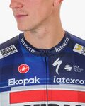 CASTELLI Cyklistický dres s krátkým rukávem - SOUDAL QUICK-STEP 23 - bílá/modrá