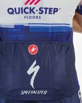CASTELLI Cyklistický dres s krátkým rukávem - SOUDAL QUICK-STEP 23 - bílá/modrá