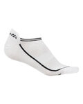 CASTELLI Cyklistické ponožky kotníkové - INVISIBLE LADY - bílá
