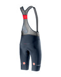 CASTELLI Cyklistické kalhoty krátké s laclem - FREE AERO RACE 4.0 - modrá