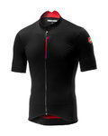 CASTELLI Cyklistický dres s krátkým rukávem - ESPRESSO - černá