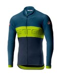 CASTELLI Cyklistický dres s dlouhým rukávem letní - PROLOGO VI SUMMER - zelená/modrá