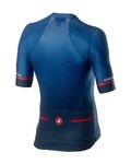 CASTELLI Cyklistický dres s krátkým rukávem - AERO RACE 6.0 - modrá
