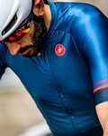 CASTELLI Cyklistický dres s krátkým rukávem - AERO RACE 6.0 - modrá