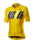 CASTELLI Cyklistický dres s krátkým rukávem - HORS CATEGORIE - žlutá