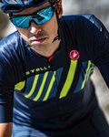 CASTELLI Cyklistický dres s krátkým rukávem - HORS CATEGORIE - modrá