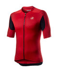 CASTELLI Cyklistický dres s krátkým rukávem - SUPERLEGGERA 2 - červená/černá