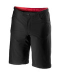CASTELLI Cyklistické kalhoty krátké bez laclu - UNLIMITED BAGGY - černá