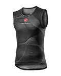 CASTELLI Cyklistické triko bez rukávů - PRO MESH - černá