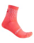 CASTELLI Cyklistické ponožky klasické - PUNTINI LADY - růžová