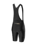 CASTELLI Cyklistické kalhoty krátké s laclem - UNLIMITED - černá
