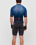 CASTELLI Cyklistický dres s krátkým rukávem - AERO RACE 6.0 - modrá