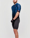 CASTELLI Cyklistický dres s krátkým rukávem - AERO RACE 6.0 - modrá
