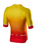 CASTELLI Cyklistický krátký dres a krátké kalhoty - AERO RACE - žlutá/černá