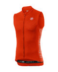 CASTELLI Cyklistický dres bez rukávů - ENTRATA V - červená