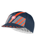 CASTELLI Cyklistická čepice - HORS CATEGORIE - oranžová/modrá/šedá