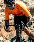 CASTELLI Cyklistický dres s krátkým rukávem - POLVERE - oranžová