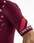 CASTELLI Cyklistický dres s krátkým rukávem - AVANTI - bordó