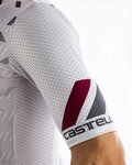 CASTELLI Cyklistický dres s krátkým rukávem - AVANTI - šedá/stříbrná