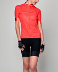 CASTELLI Cyklistický krátký dres a krátké kalhoty - GRADIENT LADY - černá/růžová