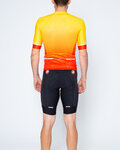 CASTELLI Cyklistický krátký dres a krátké kalhoty - AERO RACE - žlutá/černá