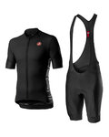 CASTELLI Cyklistický krátký dres a krátké kalhoty - ENTRATA II - černá