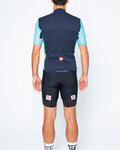CASTELLI Cyklistický krátký dres a krátké kalhoty - ENTRATA II - černá/modrá