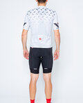 CASTELLI Cyklistický krátký dres a krátké kalhoty - AVANTI - černá/stříbrná/šedá