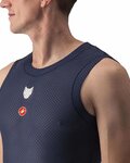CASTELLI Cyklistické triko bez rukávů - SOUDAL QUICK-STEP - modrá