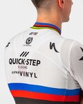 CASTELLI Cyklistický dres s krátkým rukávem - QUICK-STEP 2022 COMPETIZIONE - duhová/bílá