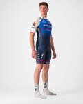 CASTELLI Cyklistický dres s krátkým rukávem - QUICK-STEP 2022 COMPETIZIONE - modrá/bílá