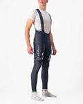 CASTELLI Cyklistické kalhoty dlouhé s laclem - QUICK-STEP 2022 - modrá