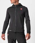 CASTELLI mikina - MILANO FZ FLEECE - černá