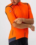 CASTELLI Cyklistický dres s krátkým rukávem - GABBA ROS - oranžová/modrá