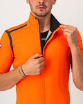 CASTELLI Cyklistický dres s krátkým rukávem - GABBA ROS - oranžová/modrá