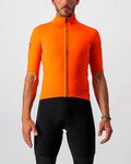 CASTELLI Cyklistický dres s krátkým rukávem - PERFETTO ROS - oranžová