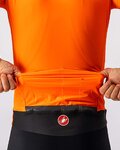 CASTELLI Cyklistický dres s krátkým rukávem - PERFETTO ROS - oranžová