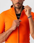 CASTELLI Cyklistický dres s krátkým rukávem - PERFETTO ROS - oranžová