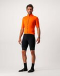 CASTELLI Cyklistický dres s krátkým rukávem - PERFETTO ROS - oranžová