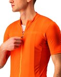 CASTELLI Cyklistický dres s krátkým rukávem - CLASSIFICA - oranžová