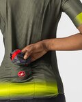 CASTELLI Cyklistický dres s krátkým rukávem - GRADIENT LADY - zelená