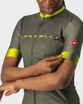 CASTELLI Cyklistický dres s krátkým rukávem - GRADIENT LADY - zelená