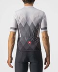 CASTELLI Cyklistický krátký dres a krátké kalhoty - A TUTTA - antracitová/černá/šedá/bílá